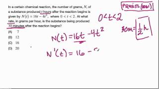 Praxis 2 (0061) Calculus 1