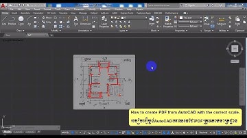 Learn with ME, Study Autodesk AutoCAD 2017, ( How to create PDF with the correct scale )