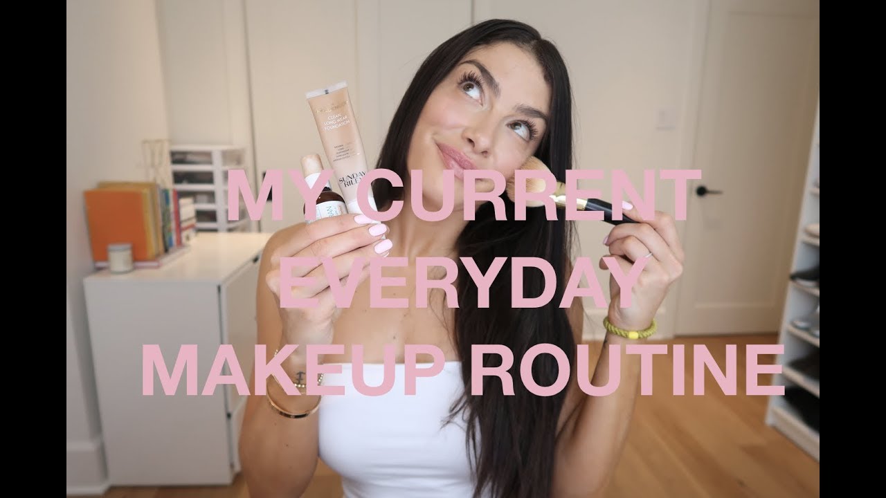 MY CURRENT EVERYDAY MAKEUP ROUTINE!! SUNDAY RILEY INFLUENCER TRY ON AND REVIEW!