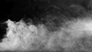 Abstract fog effect slowly moving Grey White Mist vapor like Smoke in dark background video part 11 screenshot 5