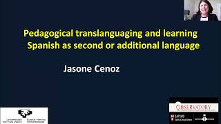Pedagogical Translanguaging and Learning Spanish as a Second or Additional Language