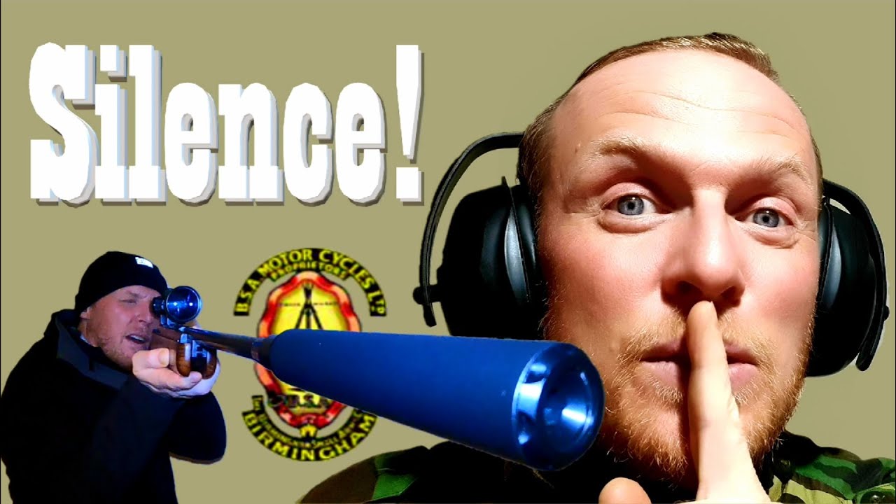 Are Silencers SILENT? BSA Supersport Air Rifle Silencer / Moderator