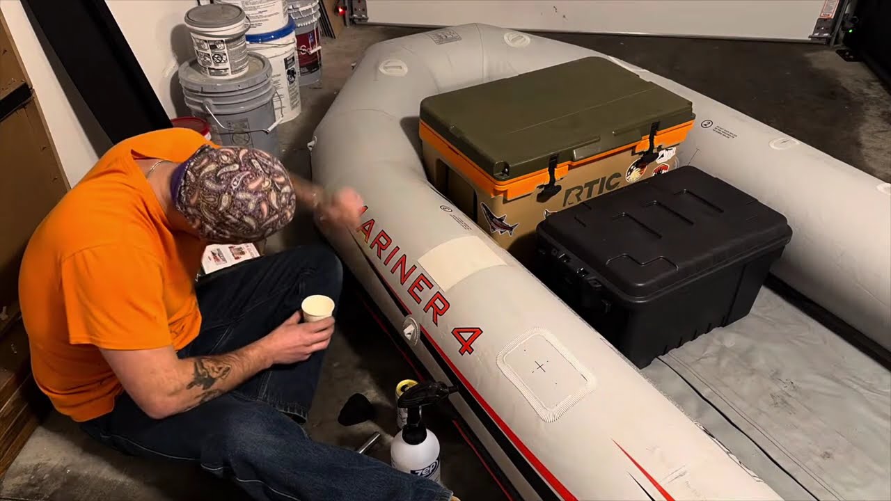 Intex Mariner 4 fly fishing frame/ local 55 5th year project.