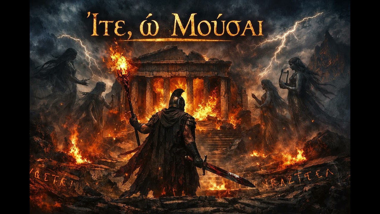 Ἴτε, ὦ Μοῦσαι Ancient Greek Metal Cover Στα αρχαια ελληνικα