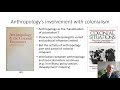 W8C4 - Colonialism - anthropology and/as colonialism (UCL Anthropology, Holbraad)