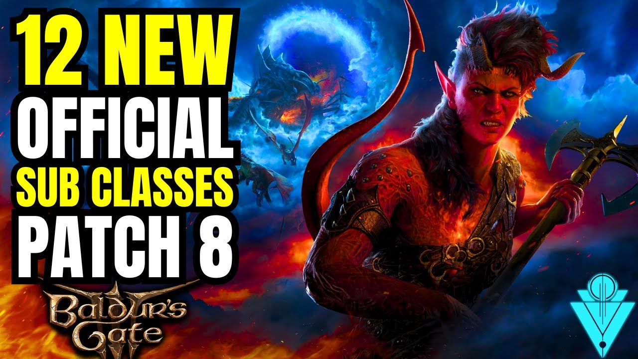 Baldurs Gate 3 Patch 8 Will Add 12 NEW SUB CLASSES - YouTube