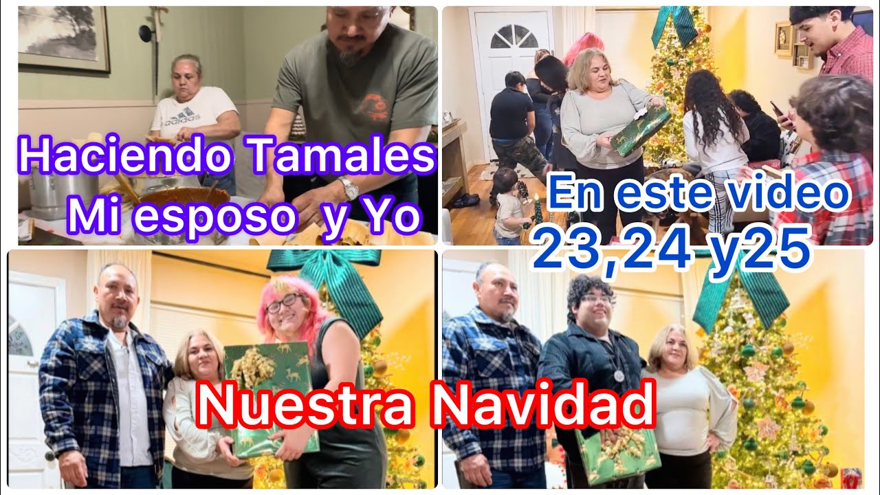 Te doy el mejor secreto para el guiso de los Tamales ,Festejando Navidad en familia 