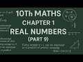 CH-1 Real Numbers- Part 9 |10Th Maths|Telangana