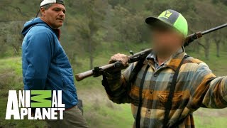 Frank es amenazado por cazadores | Wild Frank en California | Animal Planet