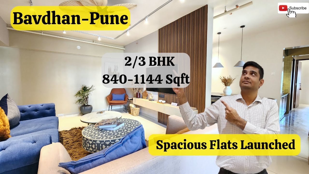 Bavdhan Spacious 2 & 3BHK flats | Pune Property| New Launch| Surrounded by Greenery & Well Connected