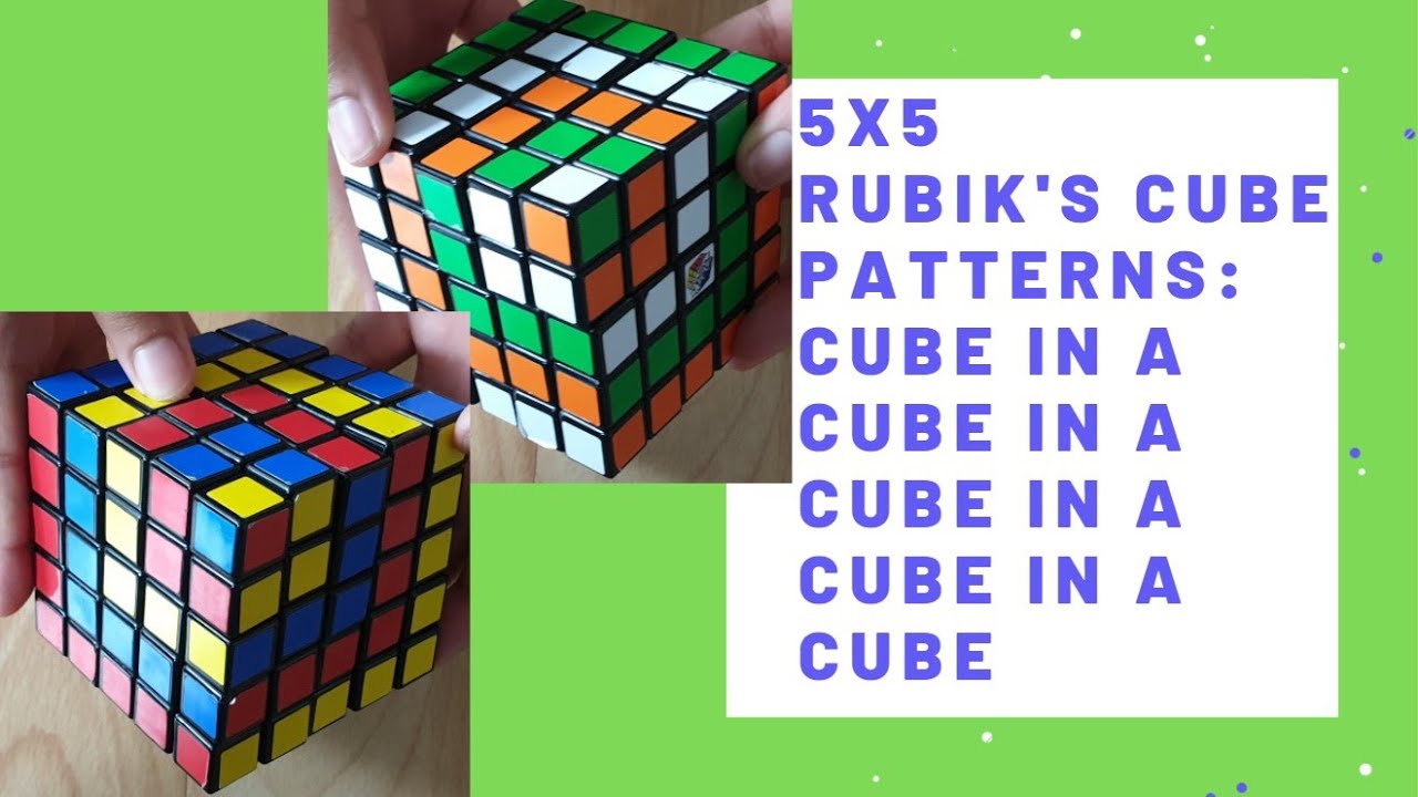 How to make the Cube in a Cube in a Cube in a Cube in a Cube pattern on ...