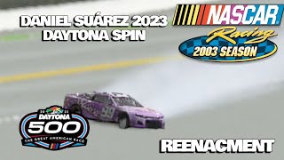 Recreating Daniel Suárez’s Spin – Daytona 500 2023 | NR2003