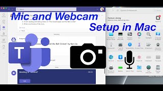 MS Teams Tutorial: setting up your microphone permissions in Mac OS