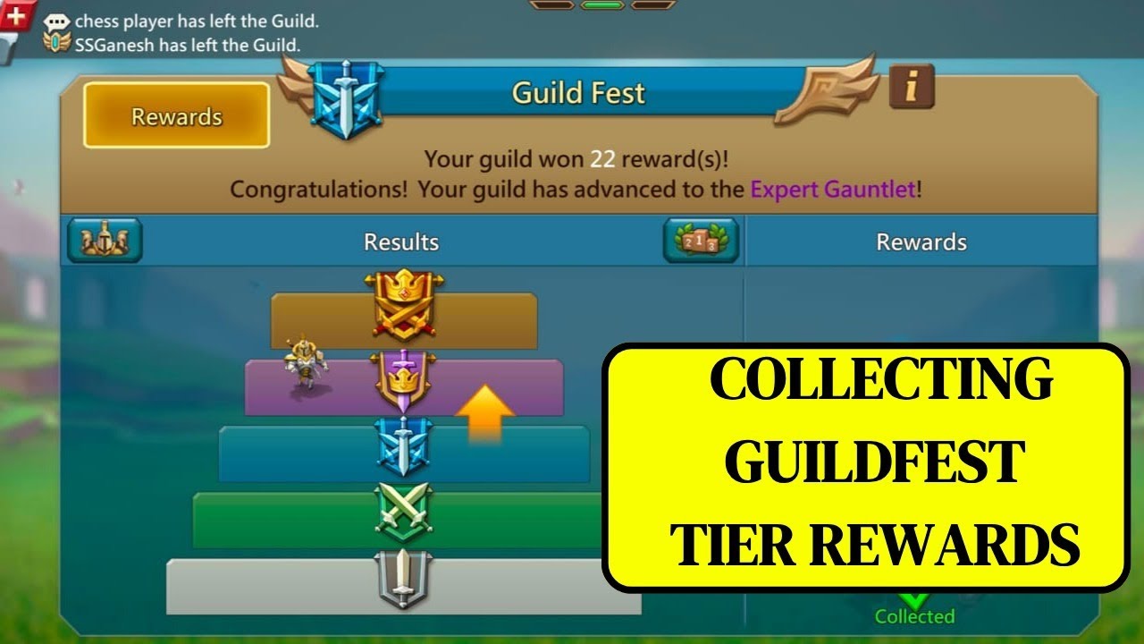 Lords Mobile-Collecting GuildFest Rewards ❤️