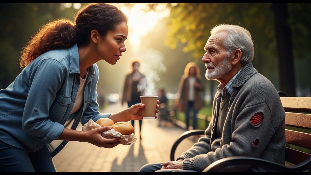 TODOS OS DIAS ELA LEVAVA CAFÉ AO SENHOR HUMILDE NA RUA… ATÉ DESCOBRIR QUEM ELE REALMENTE ERA!