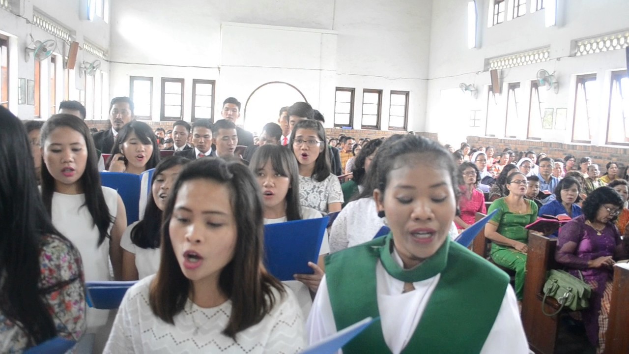 Bagai Bumi Tersiram Hujan. Madah Bakti No 761, Gaya Dayak Kedayen