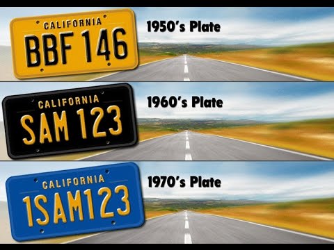 Видео: Что означает черный номерной знак в Калифорнии?
