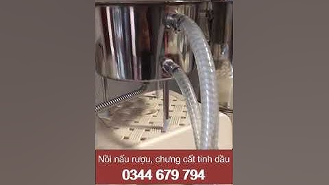 Chưng Cất Tinh Dầu Sả tại nhà (nồi INOX 55L)