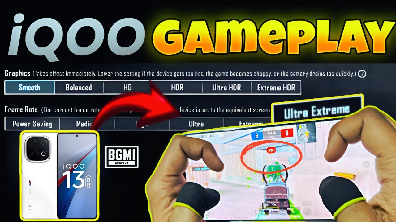 iQOO 13 5G 120 FPS BGMI TEST 2025 with FPS Meter 🤩 3.6 UPDATE | FULL ...