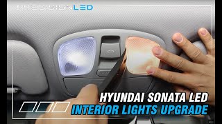 Hyundai Sonata with Sunroof LED Interior Lights - How To Install - 6th Gen | 2011- 2014