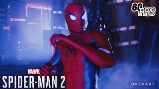 Spider-Man vs Symbiotes With New Red and Blue Suit - Marvel's Spider-Man 2 (HD60FPS)