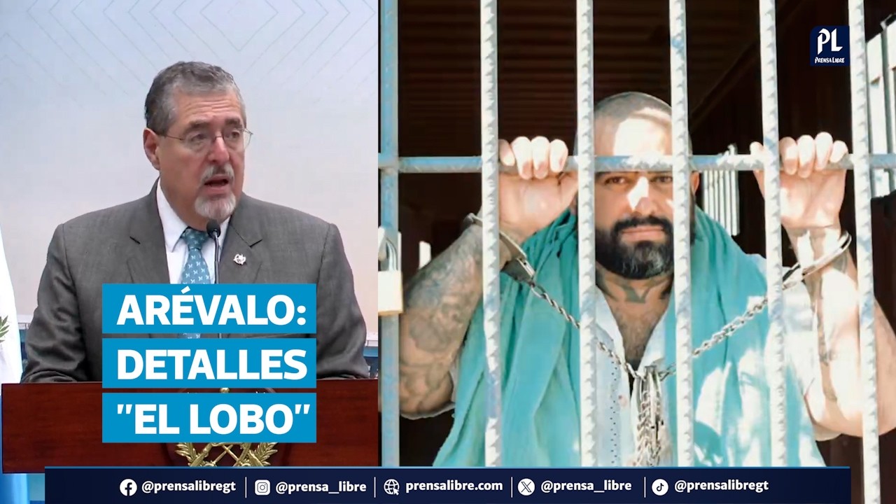 Arévalo explica traslado de “El Lobo” y medidas contra comunicación de pandillas desde cárceles