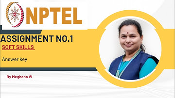 NPTEL| Soft skills Assignment No.1 solution|  #nptel #swayam #softskills #softskillsdevelopment
