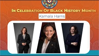 Kamala Harris - Black History Month Kids Lesson Kids, preK, Kindergarten, First, Second grade.