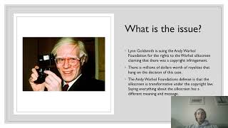 Bus Law Extra credit Lynn Goldsmith Vs. Andy Warhol Foundation