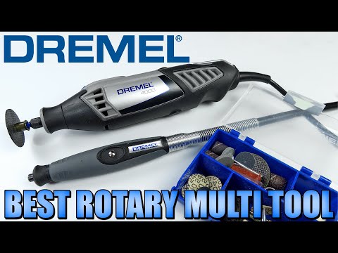 Dremel 4000 With Flexible Shaft - Tools & TEST - Rotary Multi Tool Unboxing & Review -