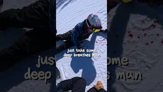 Snowboarders hard fall! Resimi