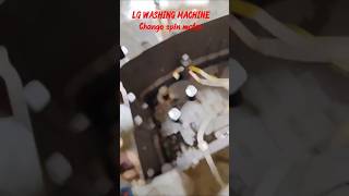 LG Washer Repair Trick 🛠️ | Spin Motor Change Fast Guide #shorts