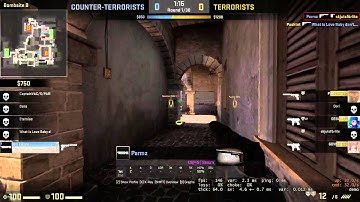 CSGO: Highlights - 1v3 ACE Pistol Round!!