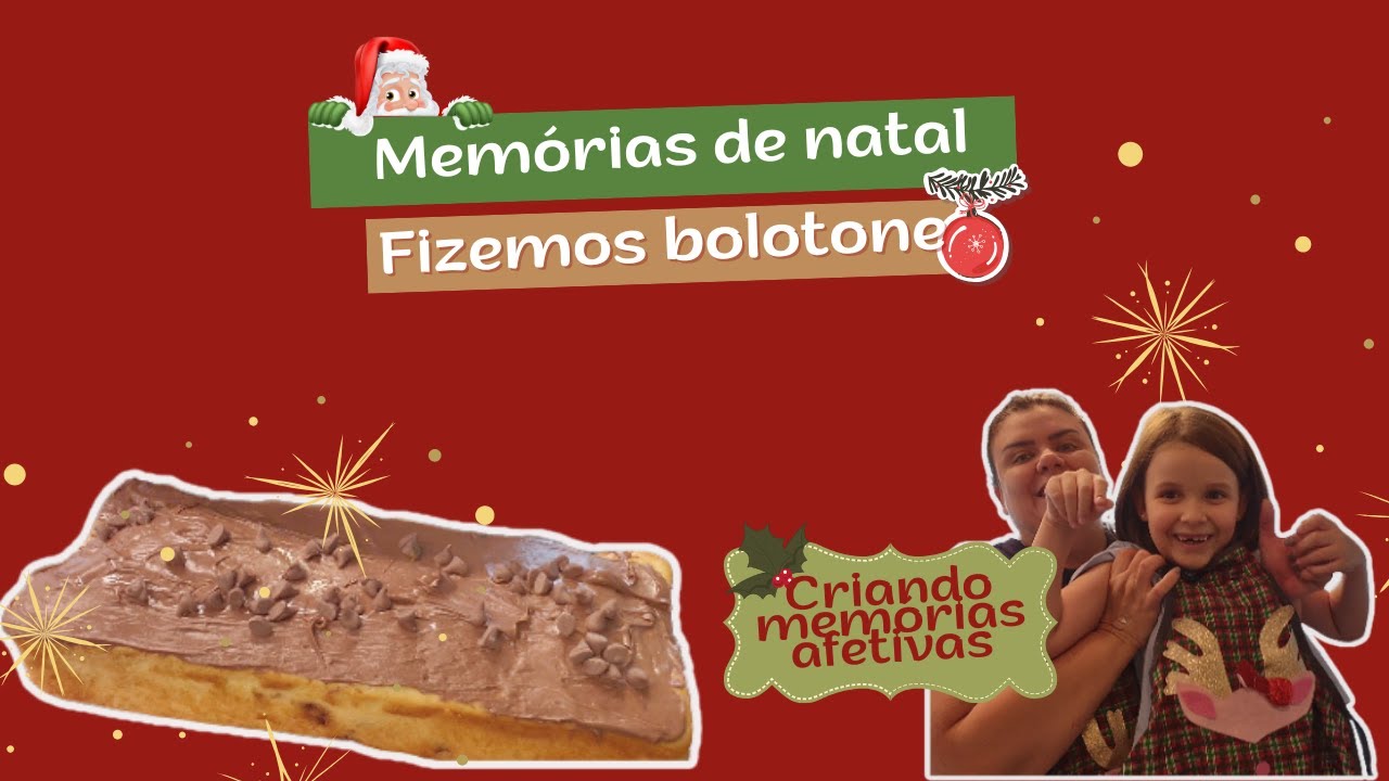 Criando memórias afetivas com minha filha| Fizemos Bolotone de chocolate.