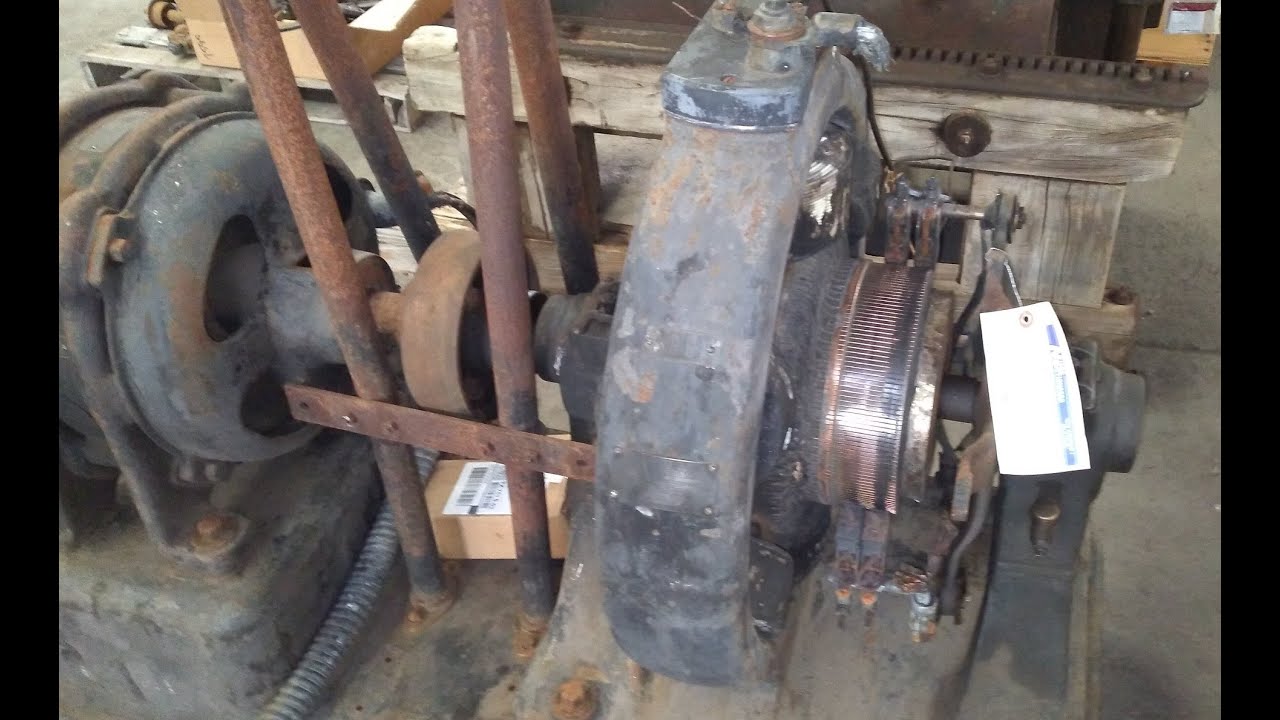1910s Western Electric Motor Generator Set DC Electrical Test YouTube