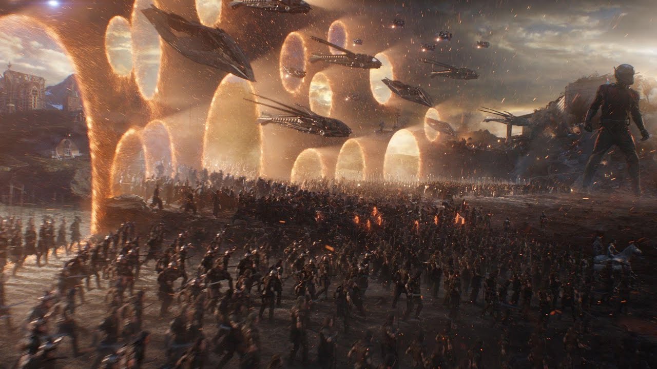  Avangers Endgame Final Battle Full Scene | Thor Iron Man Captain America vs Thanos Intense Battle