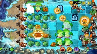 Plants vs Zombies 2 Frostbite Caves Winter Clash Level 4-5 Gameplay | PvZ2 Gameplay Part 32