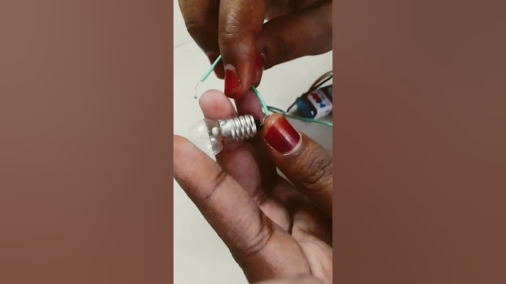 how to connect a bulb without a holder