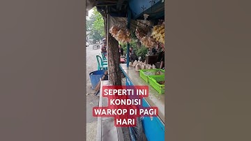 SEPERTI INI KONDISI WARKOP DI PAGI HARI@warungkopi