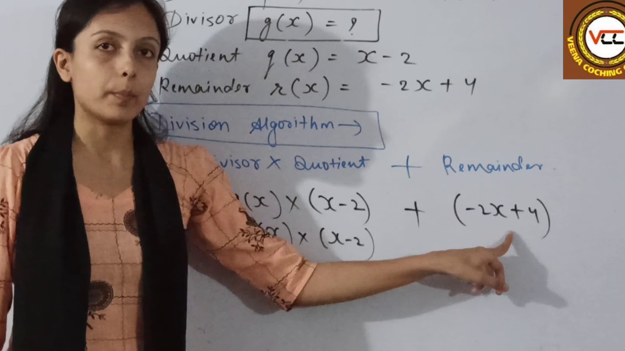 On dividing x3 - 3x2 + x + 2 by polynomial g(x) quotient & remainder were x - 2 &  -2x + 4 find g(x)