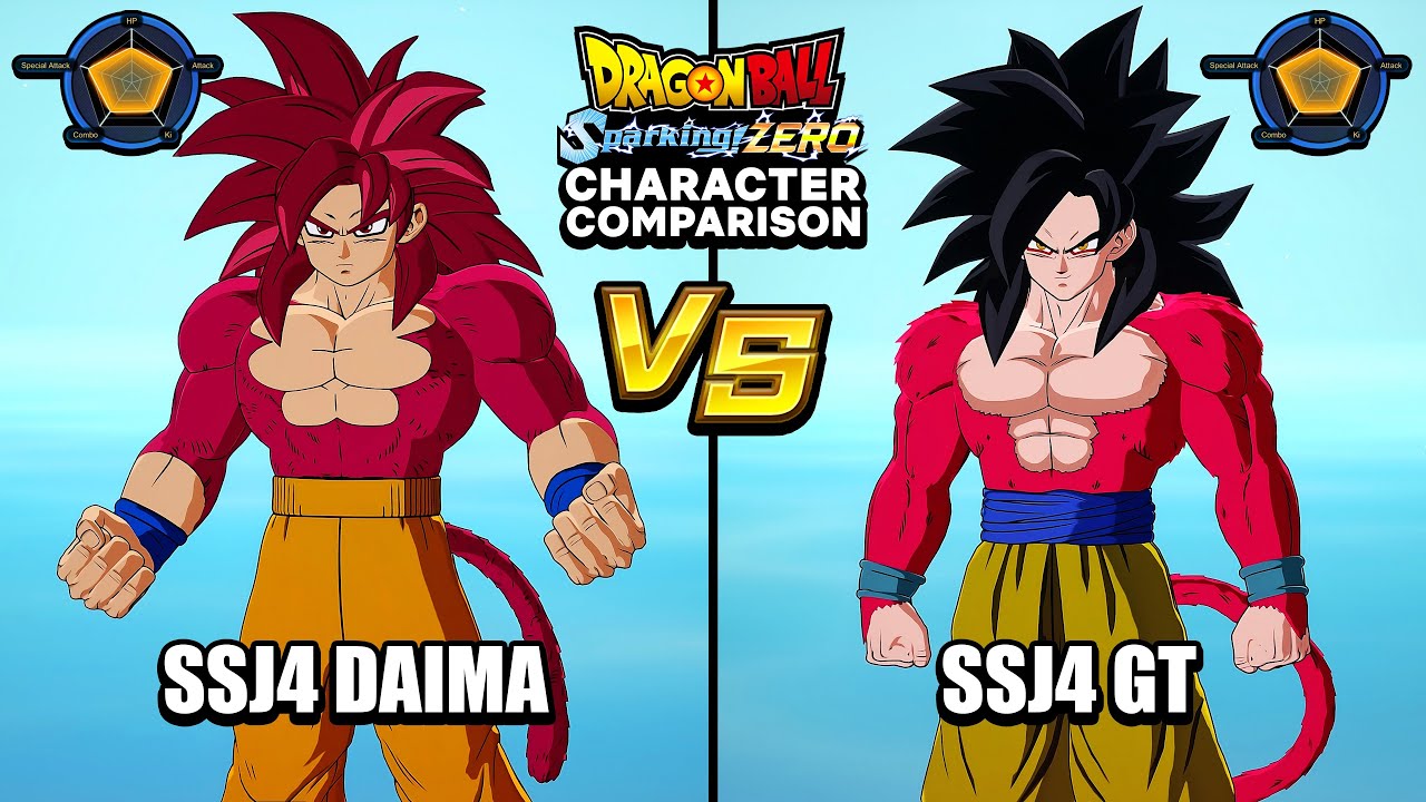 Which Super Saiyan 4 is BETTER? - Dragon Ball Sparking Zero - SSJ4 Daima vs SSJ4 GT Comparison