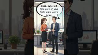 💼 How to Ask Your Boss for Leave – Simple English Conversation with Emotions | Learn English