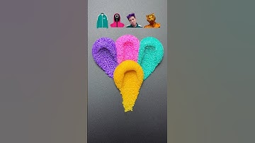 What’s the color do mixed Squid game2 make #colormixing #satisfying #oddlysatisfying #sharkzhan