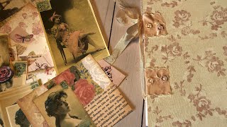 Craft with Me - Decorating My Open Spine Journal @JunkJournalTreasures