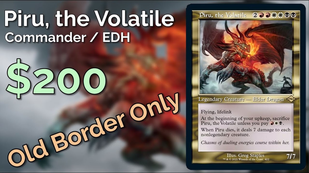Piru, the Volatile / EDH Deck Tech) YouTube