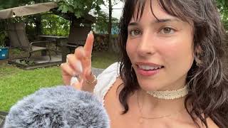 ASMR Aura Touching and Positive Energy Work ♡ Hand Movements & Hand Sounds Outside