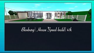 Bloxburg | Modern One Story House | Speed Build | 47k