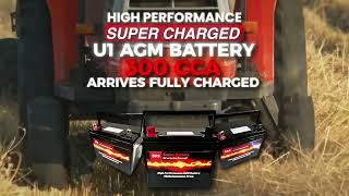 Group U1 Battery - U1 AGM Lawn Tractor Battery #johndeere #cubcadet #toro
