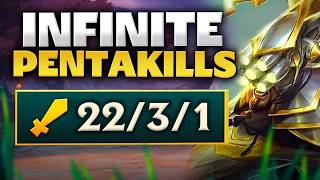 ONCE I GET FED IT'S UNPLAYABLE FOR THE ENEMY TEAM (i felt bad for them)