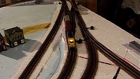 Two trains going in circles